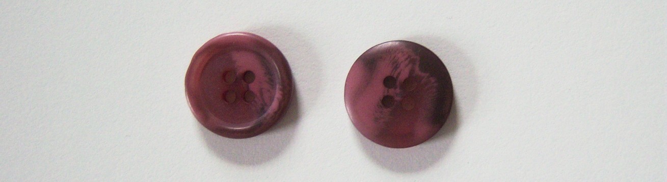 Cordovan/Liseran Purple Marbled 3/4" 4 Hole Poly Button
