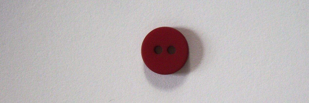 Matte Wine 1/2" 2 Hole Button