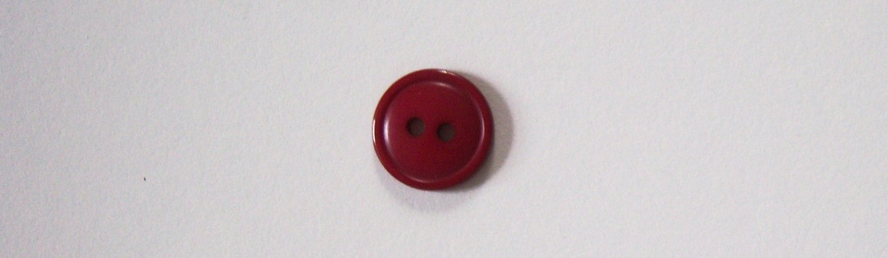 Cranberry 9/16" 2 Hole Button