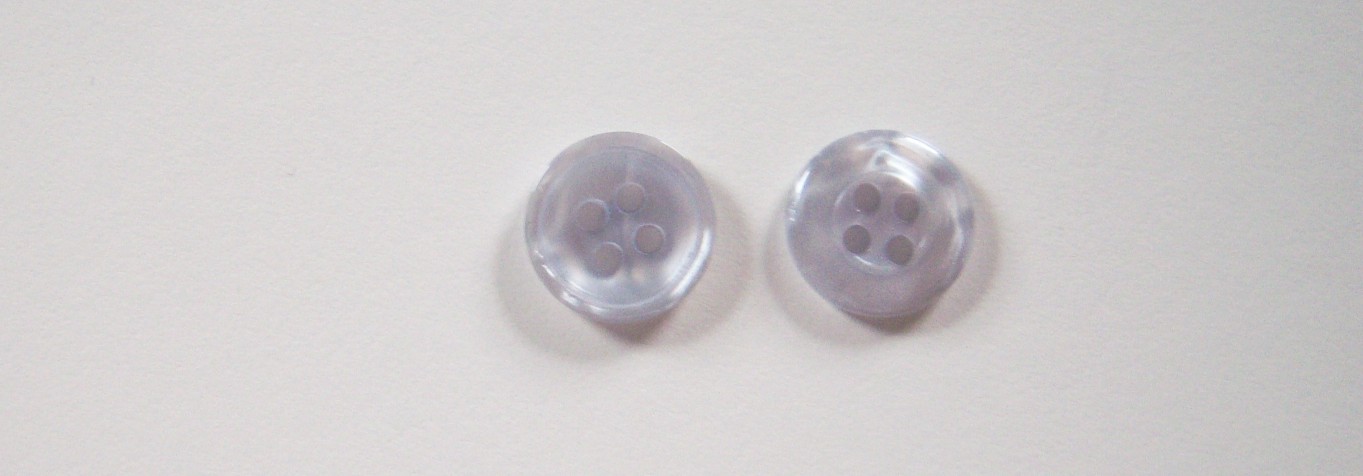 Lt Blue Pearlized 9/16" Poly Button
