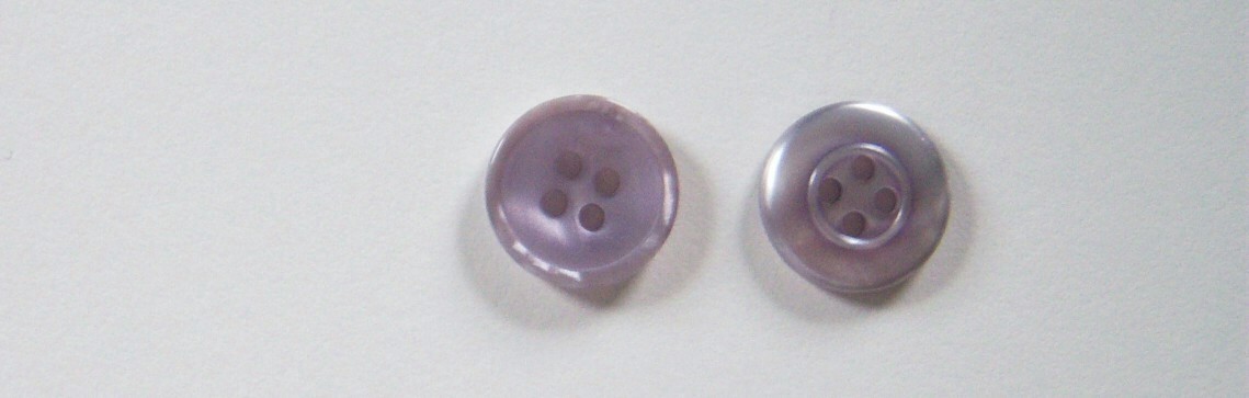 Lt Dusty Purple Pearlized 9/16" 4 Hole Button