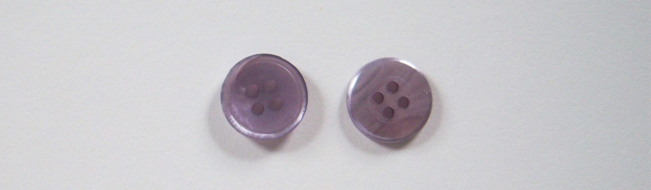 Dusty Purple Pearlized 9/16" 4 Hole Button