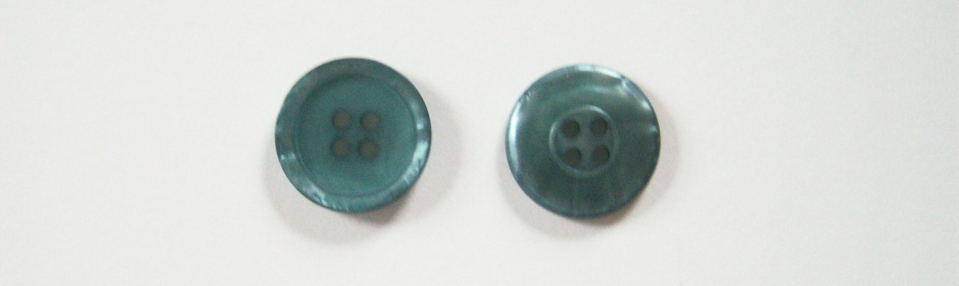 Green Pearlized 3/4" Poly 4 Hole Button