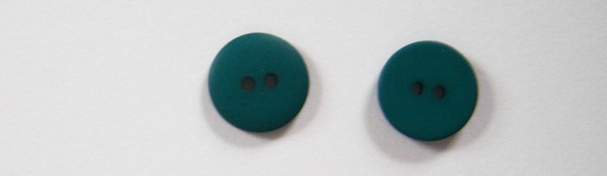 Matte Blue/Green 9/16" Poly 2 Hole Button