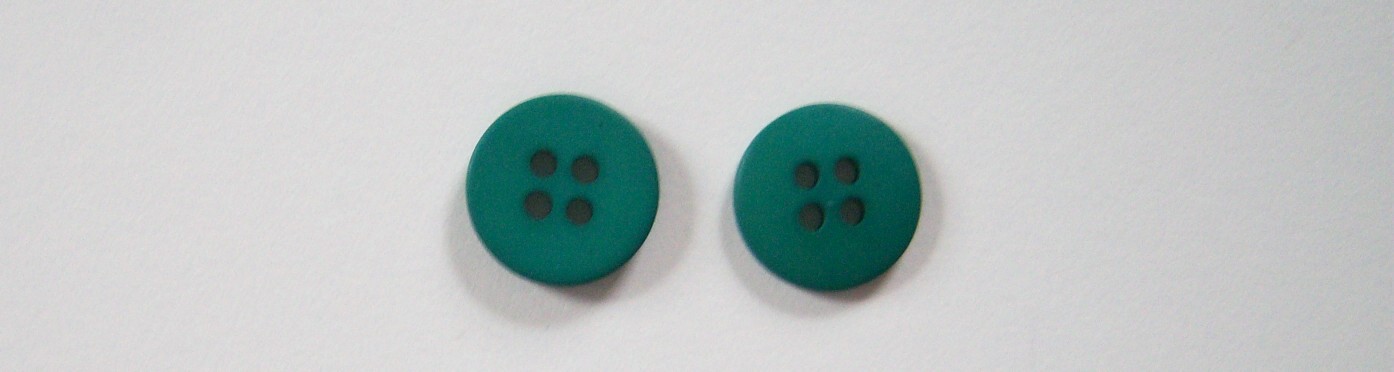 Matte Lt Blue/Green 9/16" Poly 4 Hole Button