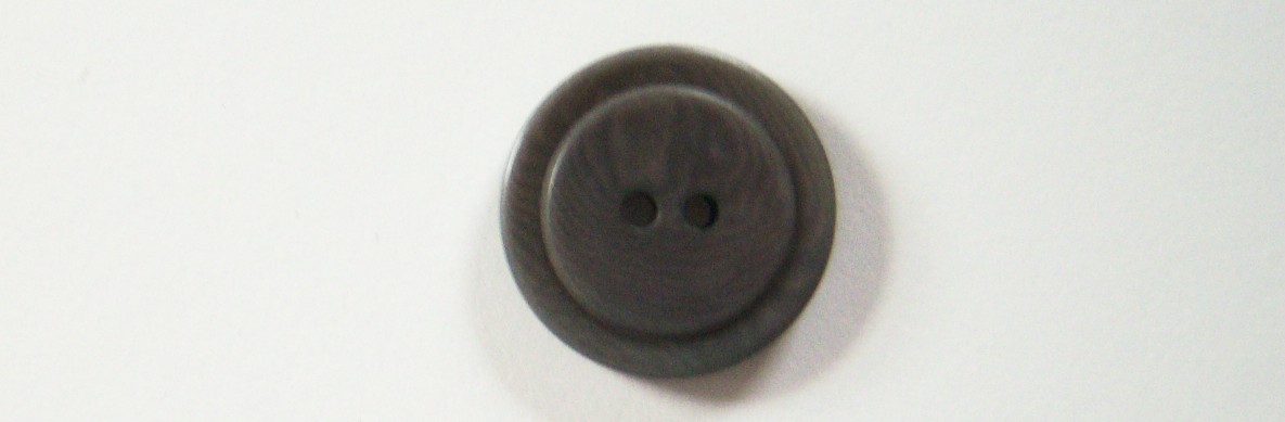 Grey Marbled 7/8" Poly 2 Hole Button