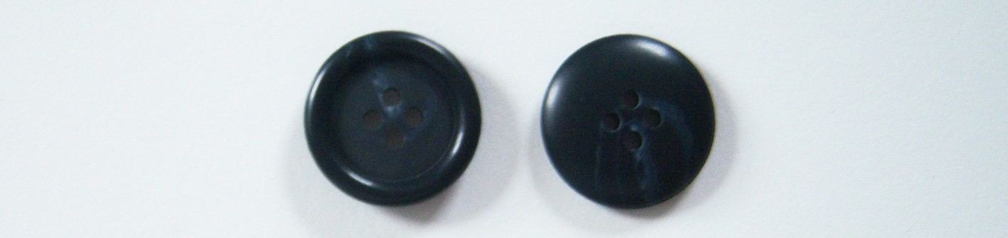 Midnight Navy Marbled 13/16" 4 Hole Button