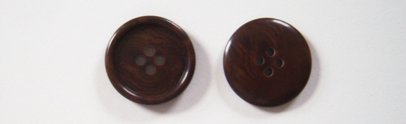 Chestnut/Cinnamon Marbled 1" Button