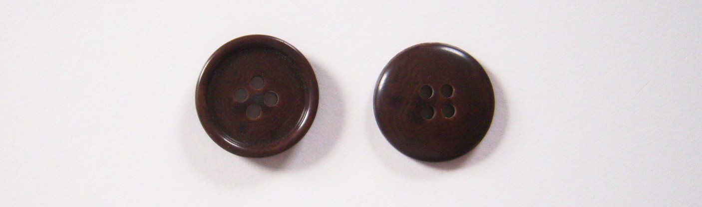 Chestnut/Cinnamon Marbled 13/16" Button