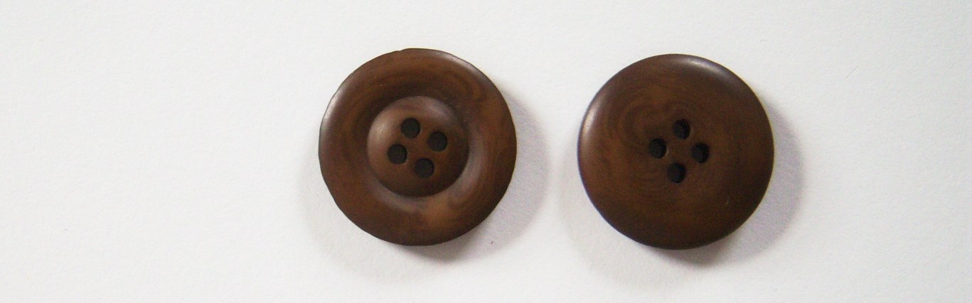Walnut Marbled 3/4" Button