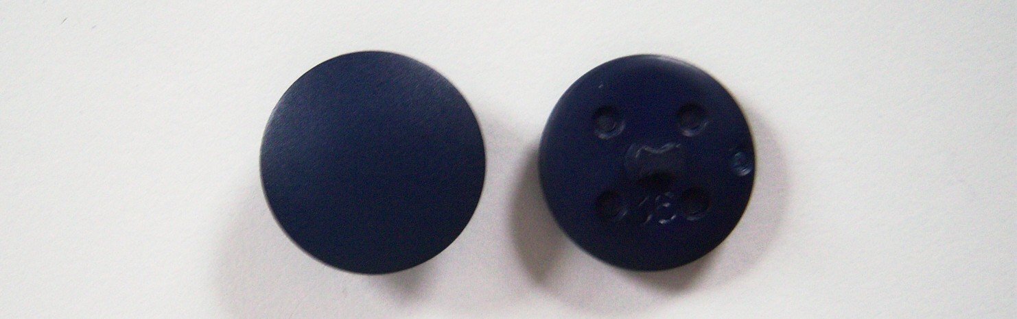 Matte Classic Navy 7/8" Shank Button