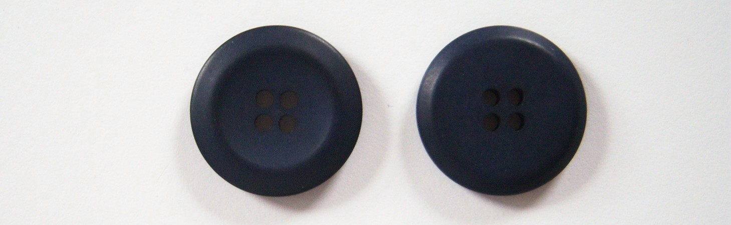 Matte Dark Navy 1" 4 Hole Button