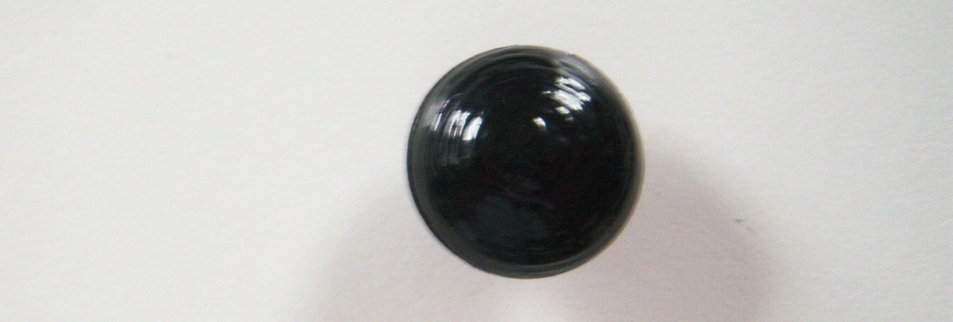 Black Ball 11/16" Poly Button