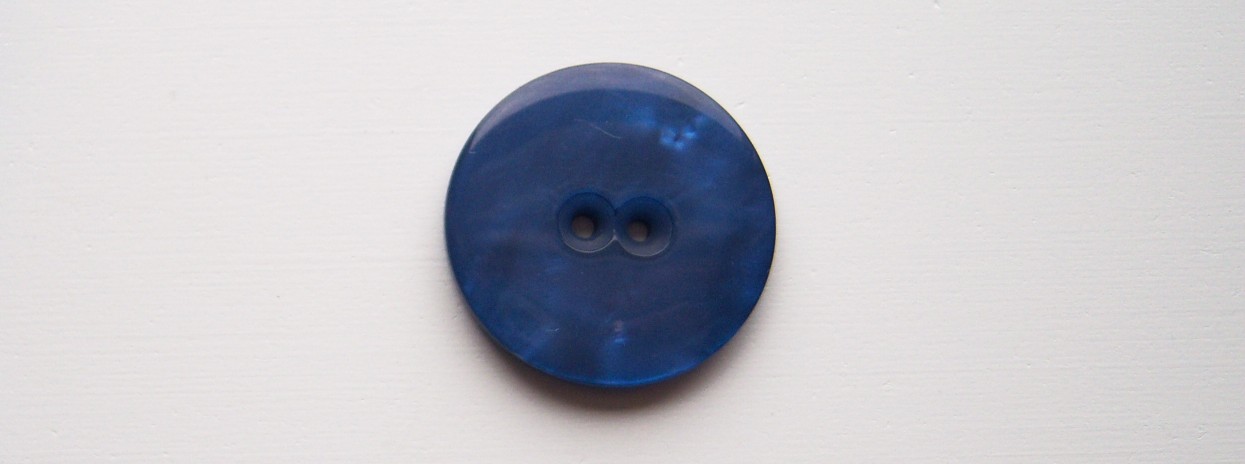Admiral Blue 1 1/8" 2 Hole Button