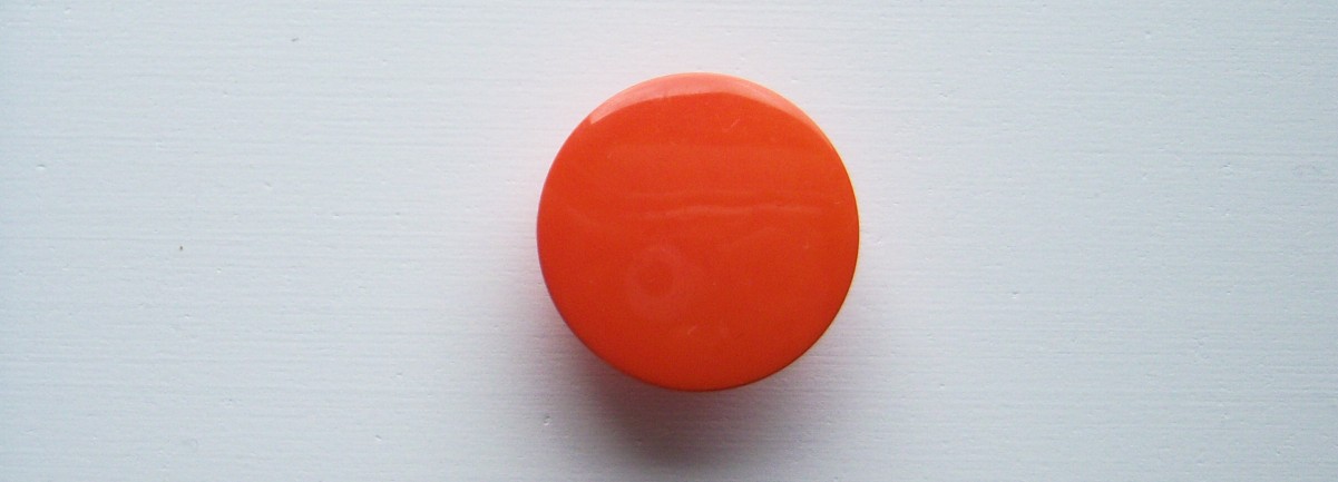 Shiny Orange 15/16" Poly Shank Button