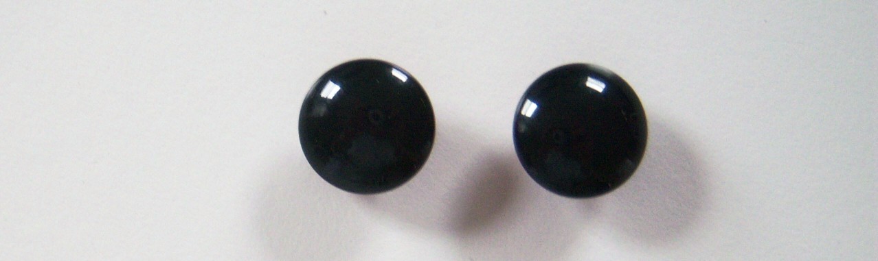 Shiny Black 5/8" Shank Button