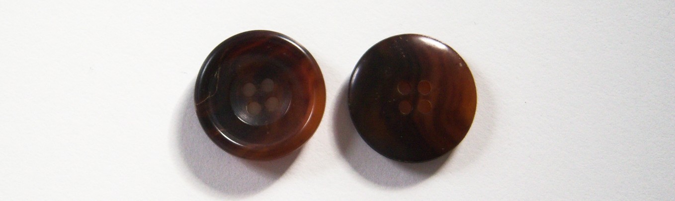 Chocolate/Caramel 9/16" Button