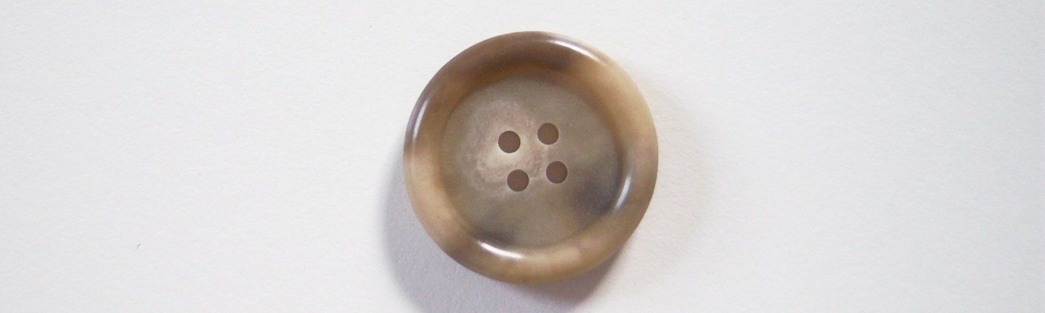 Tan/Cocoa Marbled 1 1/8" Button