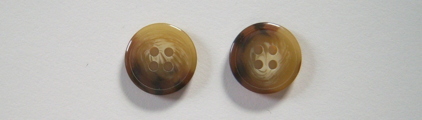 Camel/Brown Marbled 5/8" Button