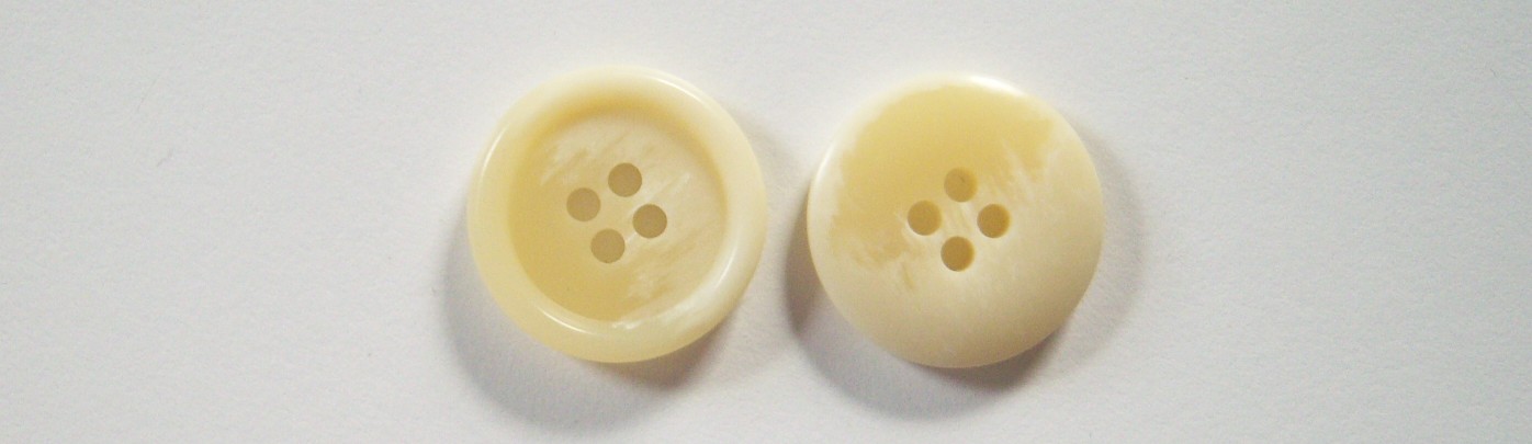 Ivory/Beige Marbled 7/8" Poly 4 Hole Button