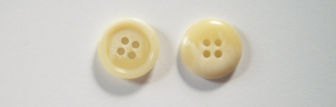 Ivory/Beige Marbled 3/4" Poly 4 Hole Button