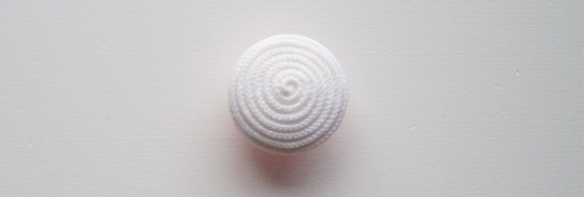 Matte White Rings 13/16" Poly Shank Button