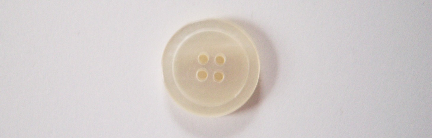 Ivory Pearlized 1" 4 Hole Poly Button