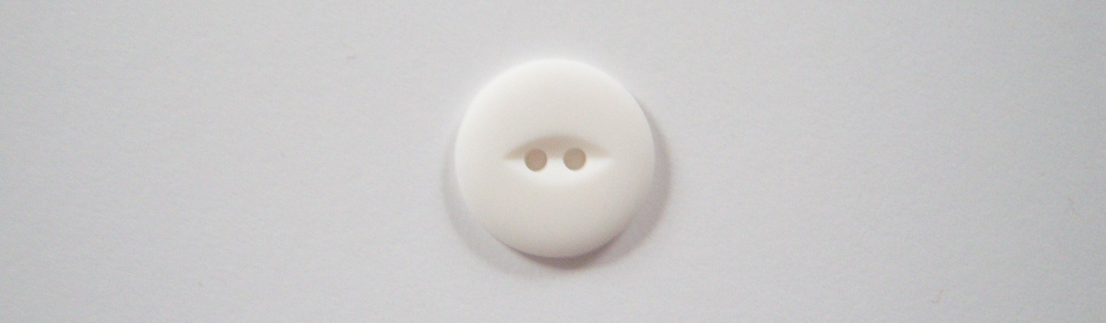 Shiny Off White 3/4" Poly 2 Hole Button