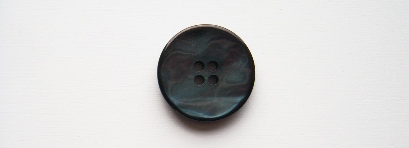 Spruce Iridescent 1" Poly 4 Hole Button