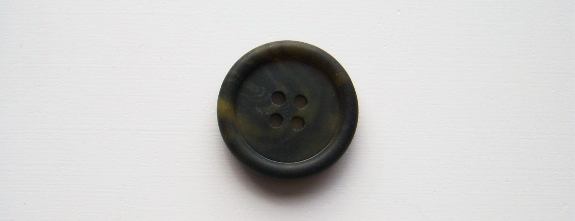 Cavern/Olive Marbled 1" Poly 4 Hole Button