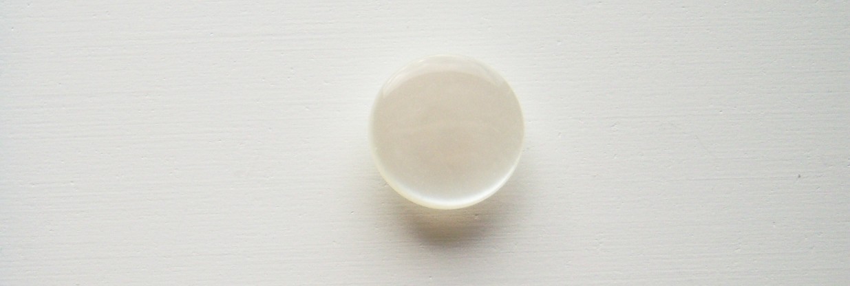 Off White Opaque 3/4" Poly Shank Button