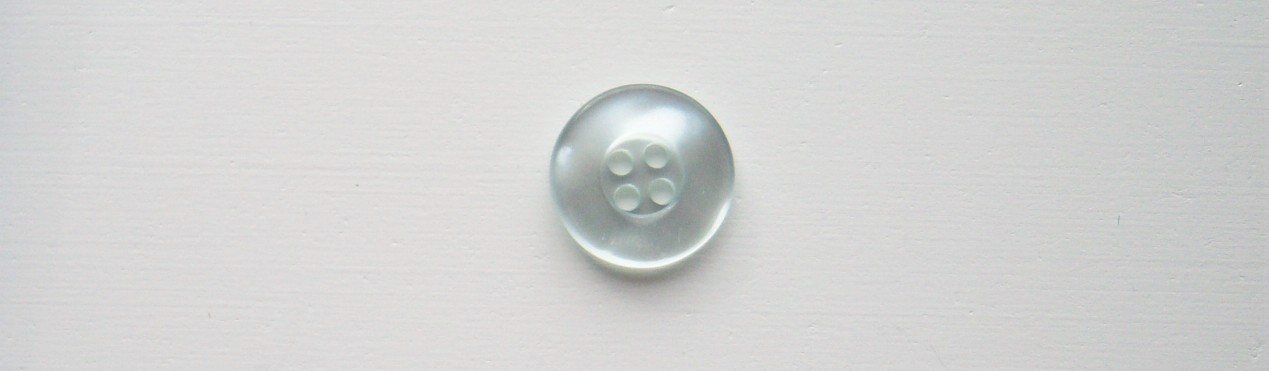 Pale Blue Pearlized 9/16" Poly Button