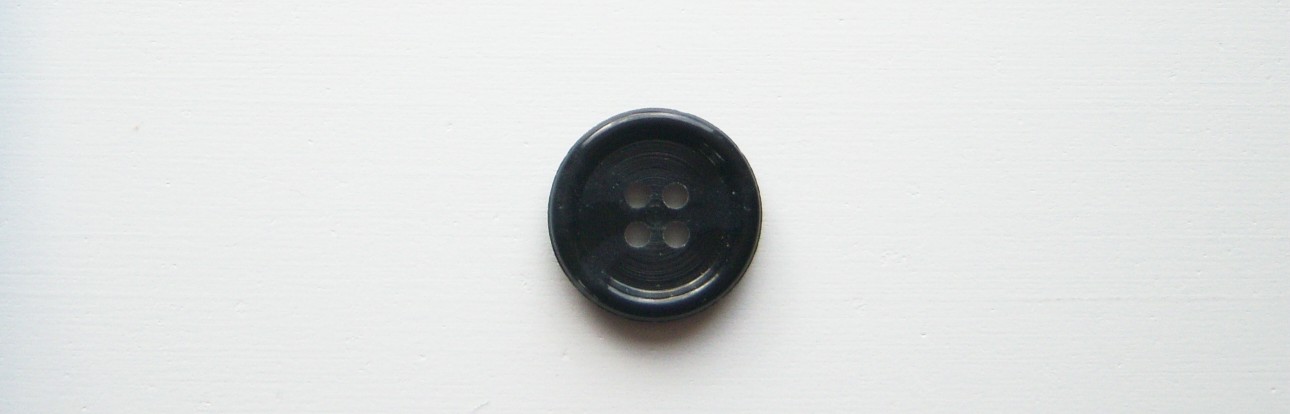 Charcoal/Black 3/4" 4 Hole Poly Button