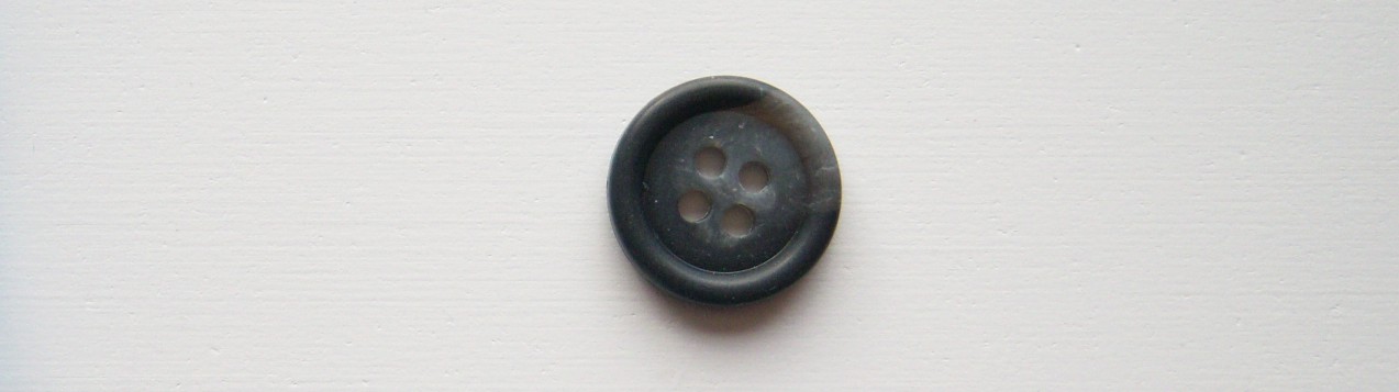Navy/Grey Marbled 9/16" 4 Hole Button