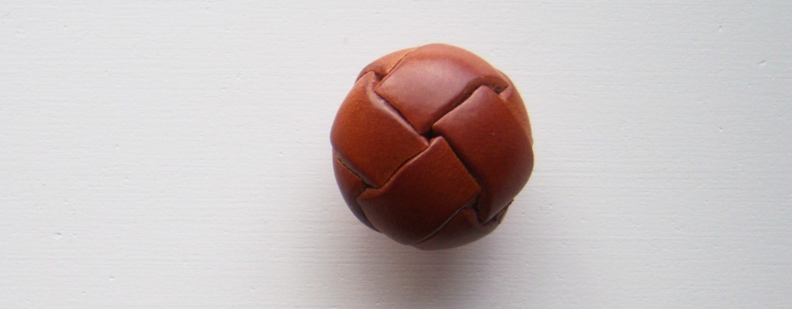 Redwood Leather 15/16" Shank Button