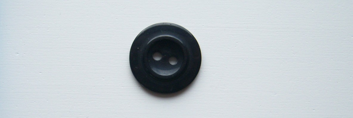 Shiny Navy 3/4" 2 Hole Button