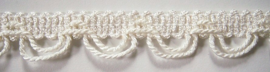 Ivory 7/8" Cord Loops Braid