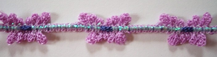 Lavender Irid. 3/4" Butterfly Braid