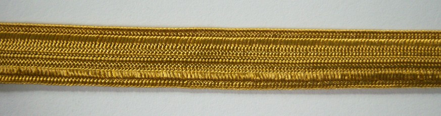 Antique Gold 1/2" Military Braid