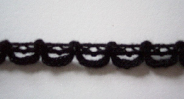 Black Loop 3/8" Nylon Lace