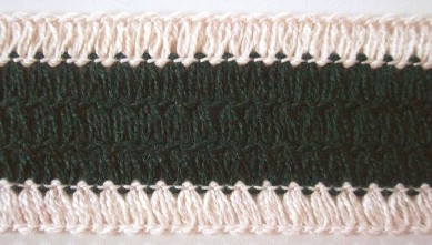 Natural/Harvest Green 1 1/2" Lace