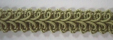 Conso Olive Chinese 1/2" Gimp Braid