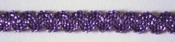 Purple Metallic 5/16" Elastic