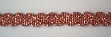 Copper Metallic 5/16" Elastic