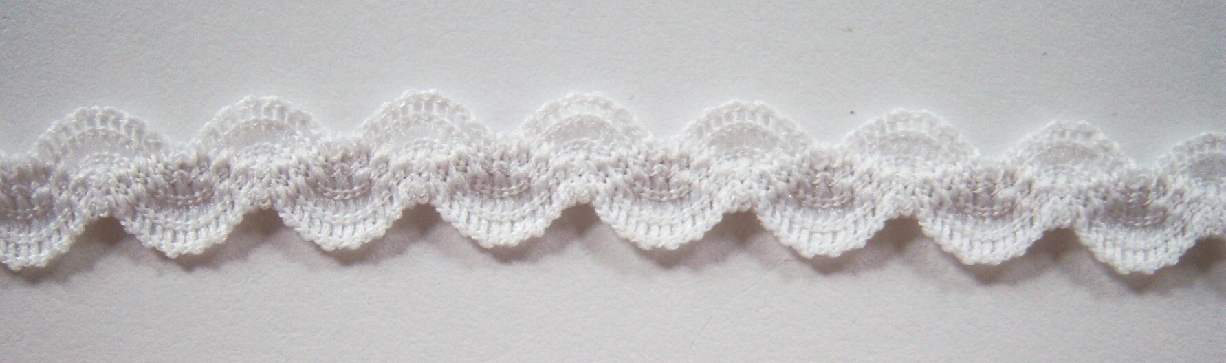 Natural White 3/8" Stretch Lace