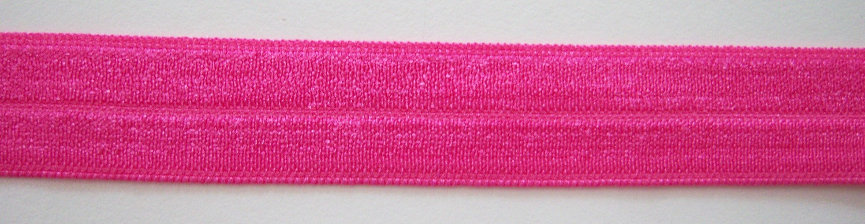 Cherry Pink 5/16" Fold Over Elastic