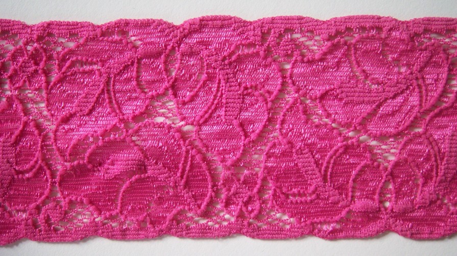 Rhododendron 2 1/2" Stretch Lace