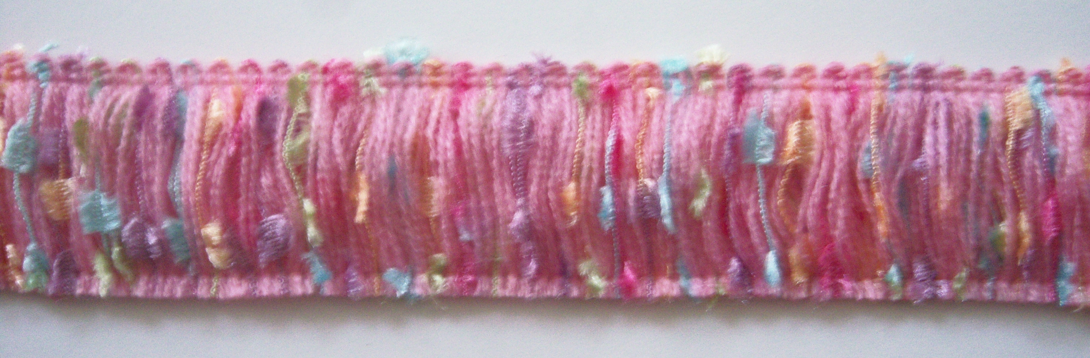 Pink Confetti 1 1/2" Brush Fringe
