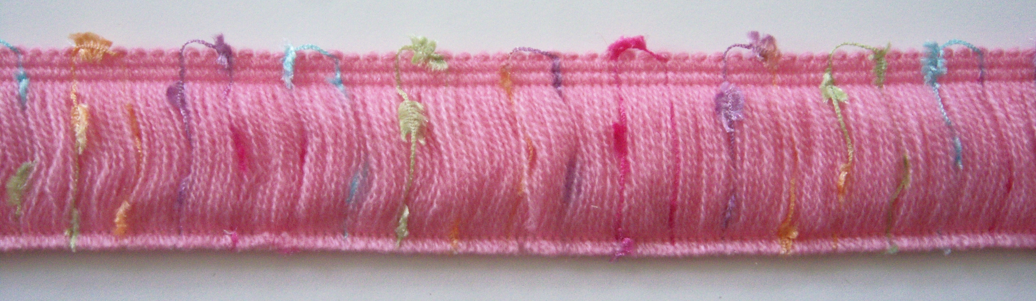 Pink Confetti 1 1/2" Brush Fringe