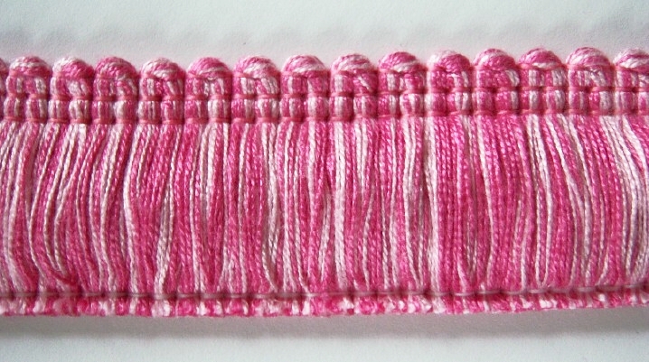 Pink Variegated Brush Fringe